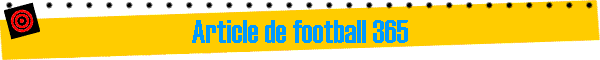 Article de football 365